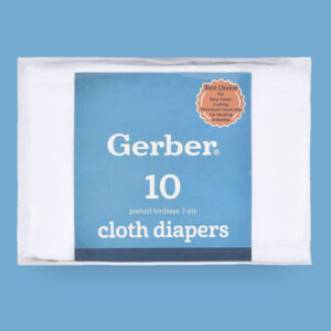 Gerber Birdseye 3-Ply Prefold Cloth Diaper